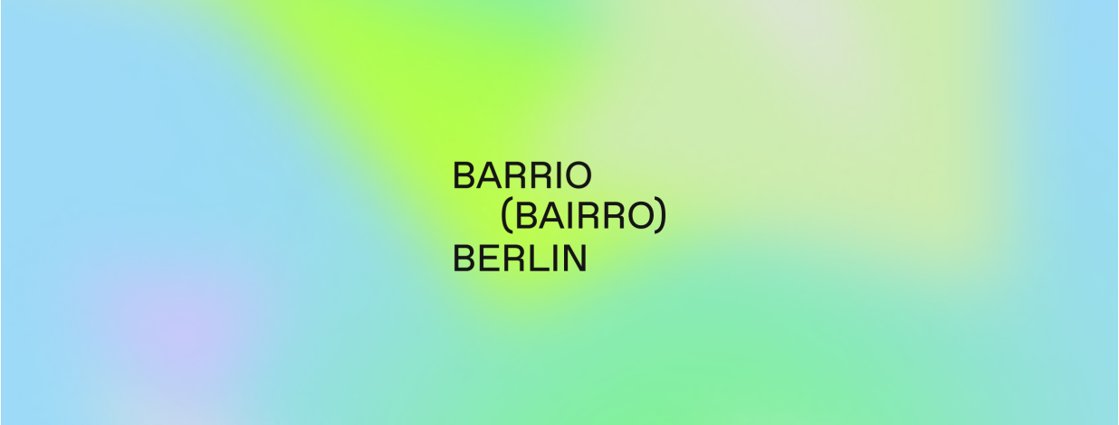 Logo des Festivals BARRIO|BAIRRO BERLIN